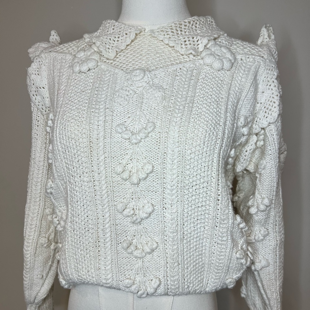 Ivory knit sweater
